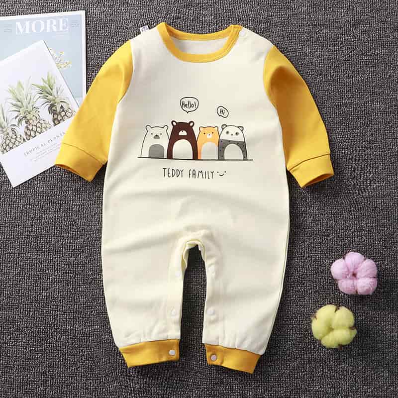 Cotton Romper White Penguine -RPNG- 59