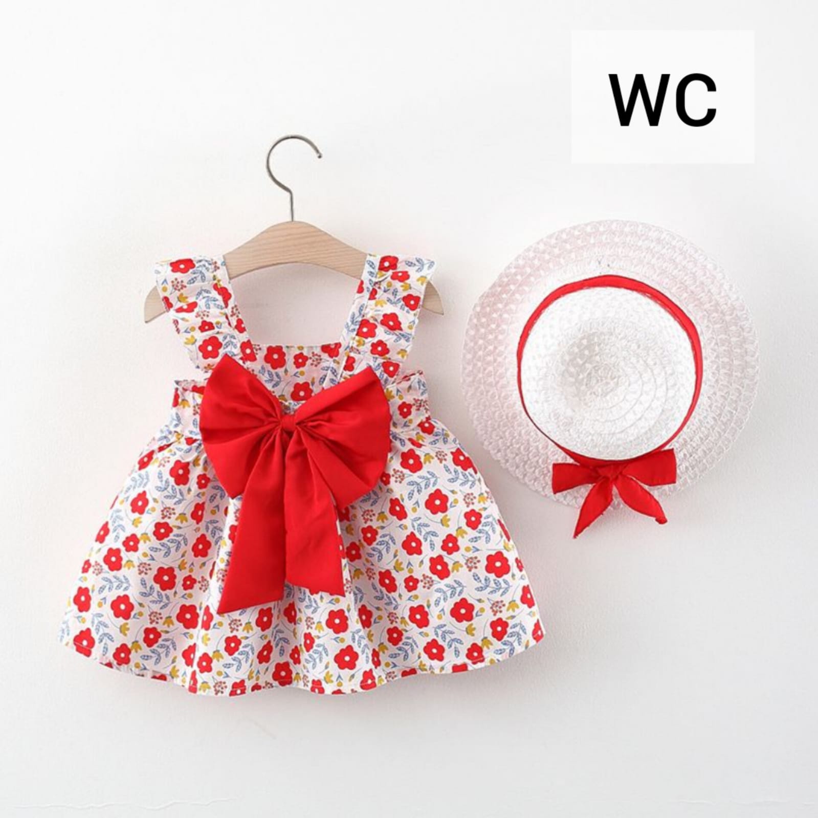Girl Dress White Cap -WC -12