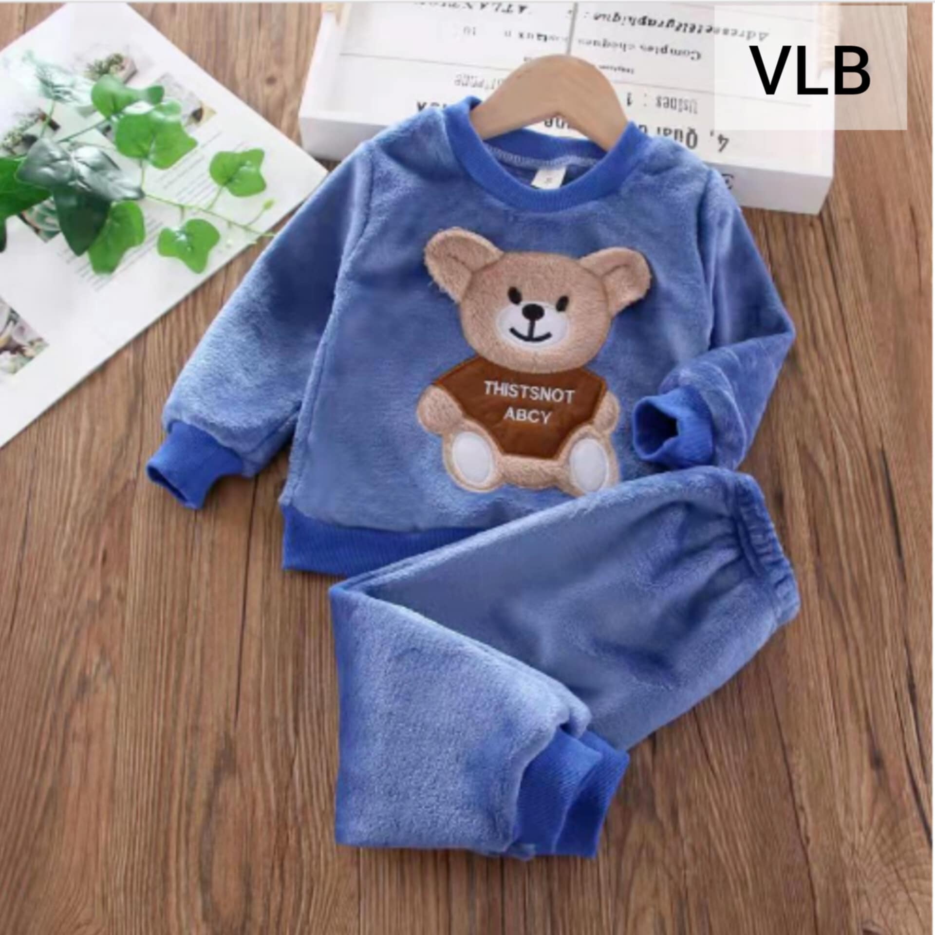 Velvet Bear Suit Light Blue - VLB  - S