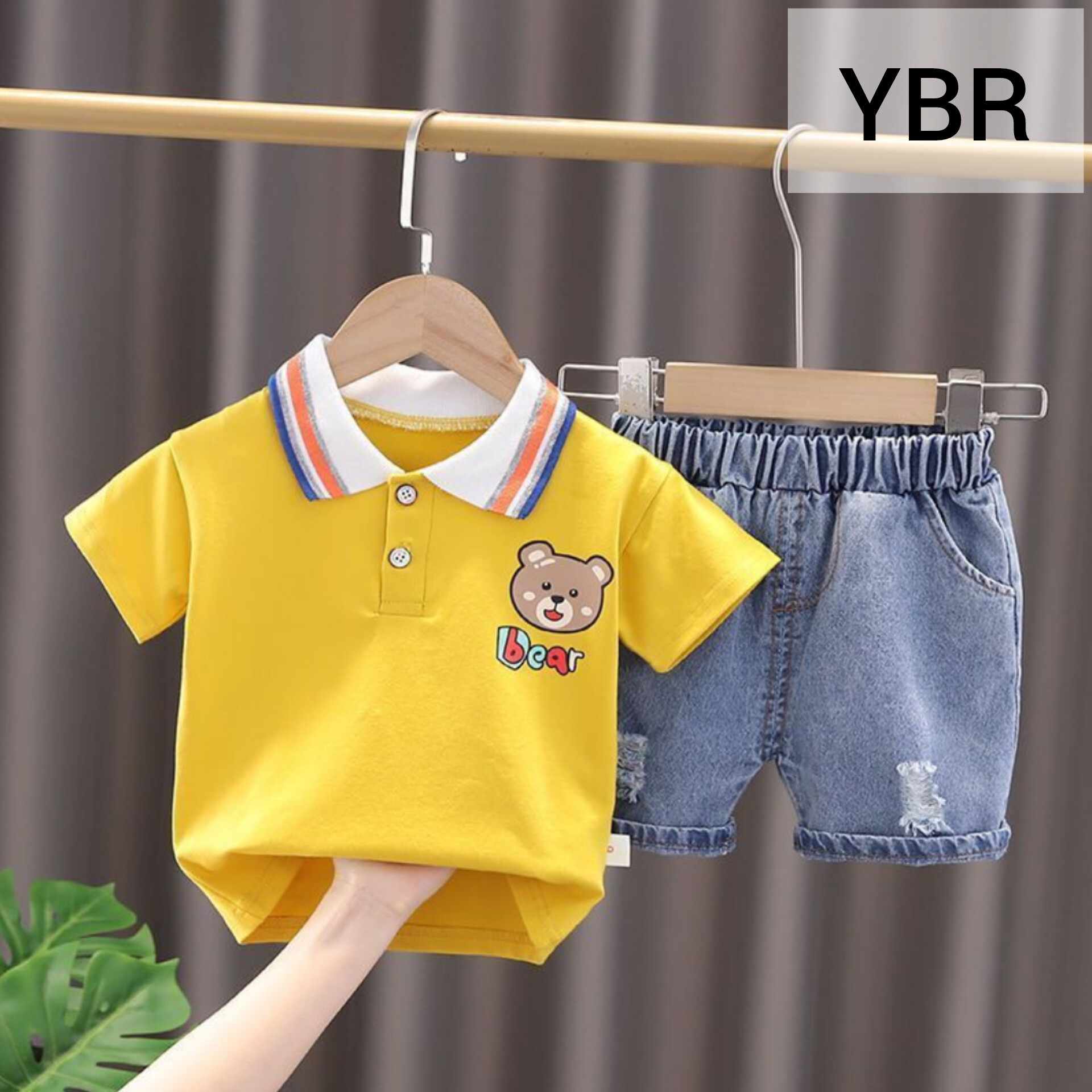 Boy Dress Yellow Bear -YBR -110