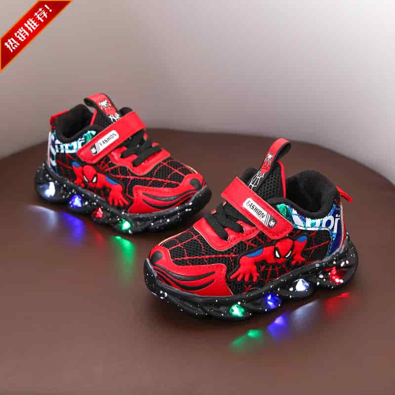Lighting Shoe Spider Red/Black 30
