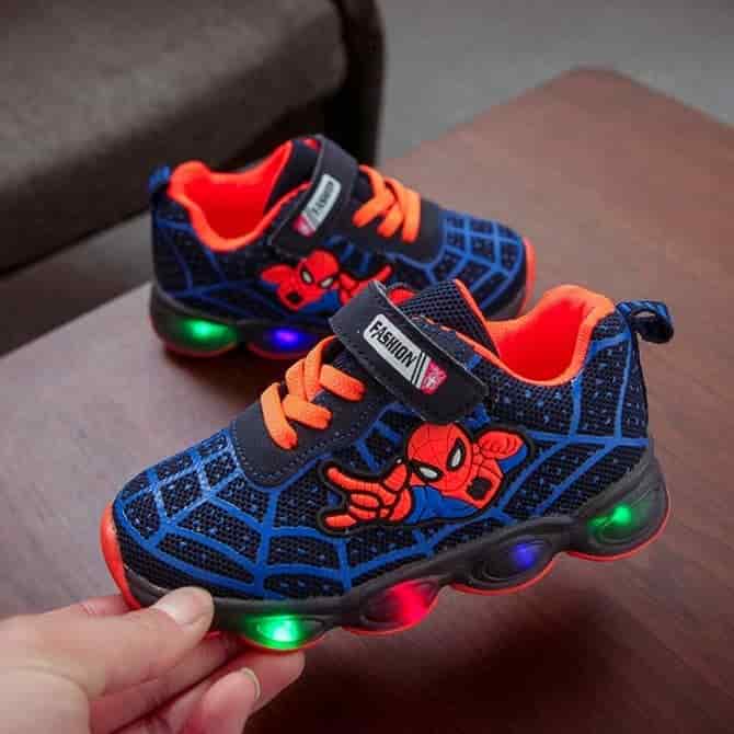 lighting shoe blue spider 24