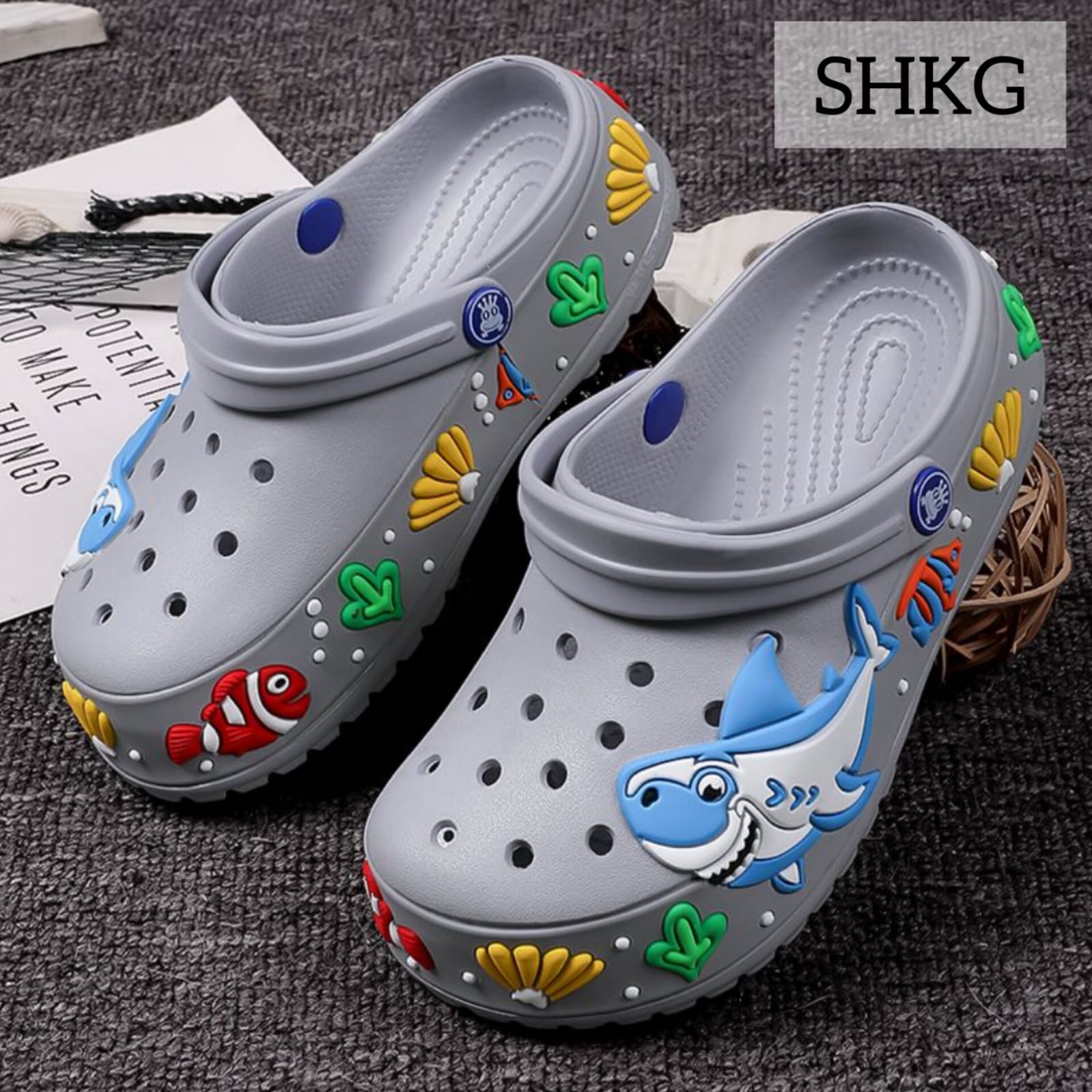 Crocs Gray Shark -SHKG -31