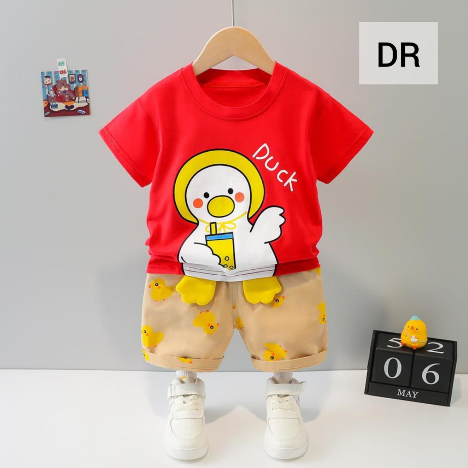 Boy Dress Duck Red -DR-110