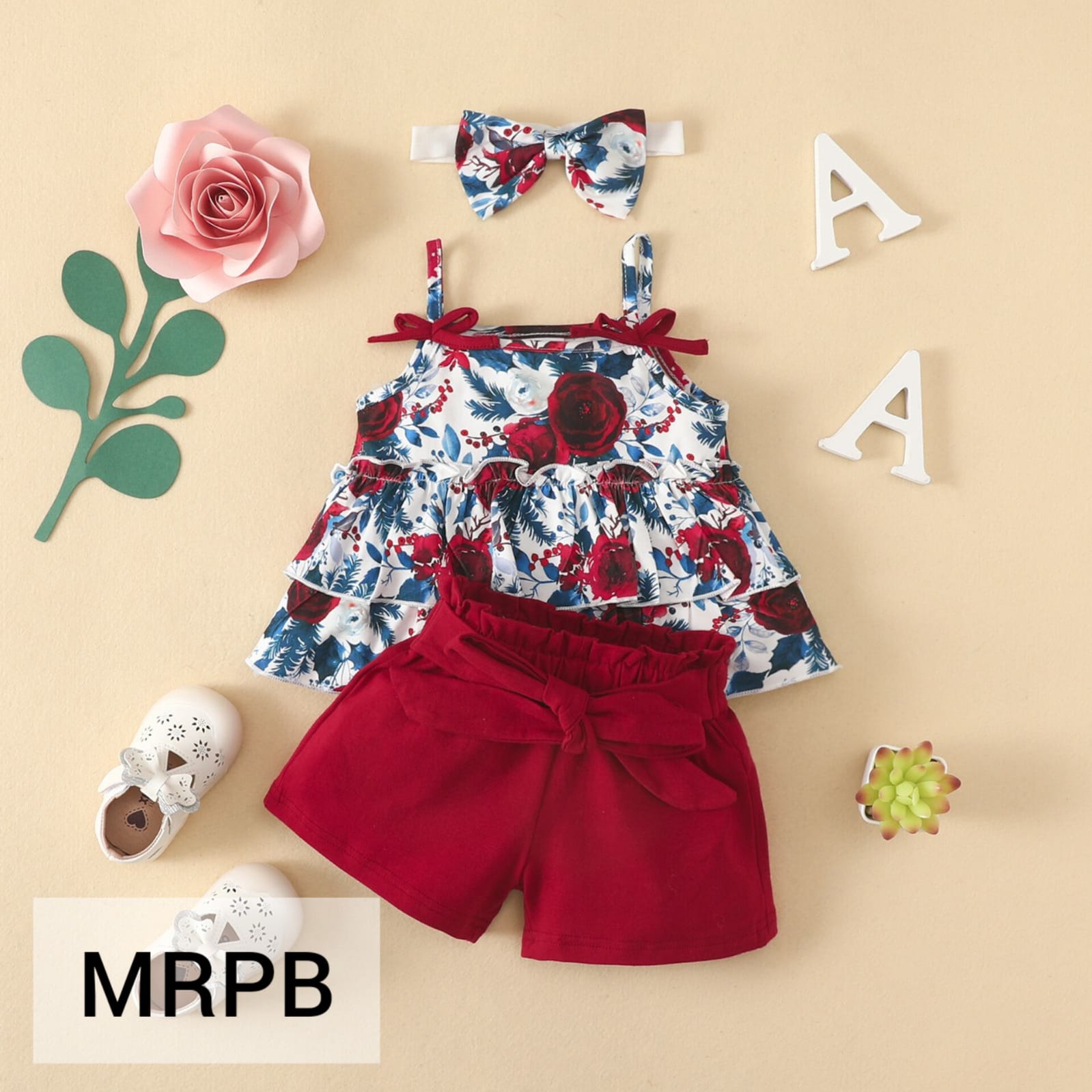 Girl Dress Maroon Pant -MRPB -6-9