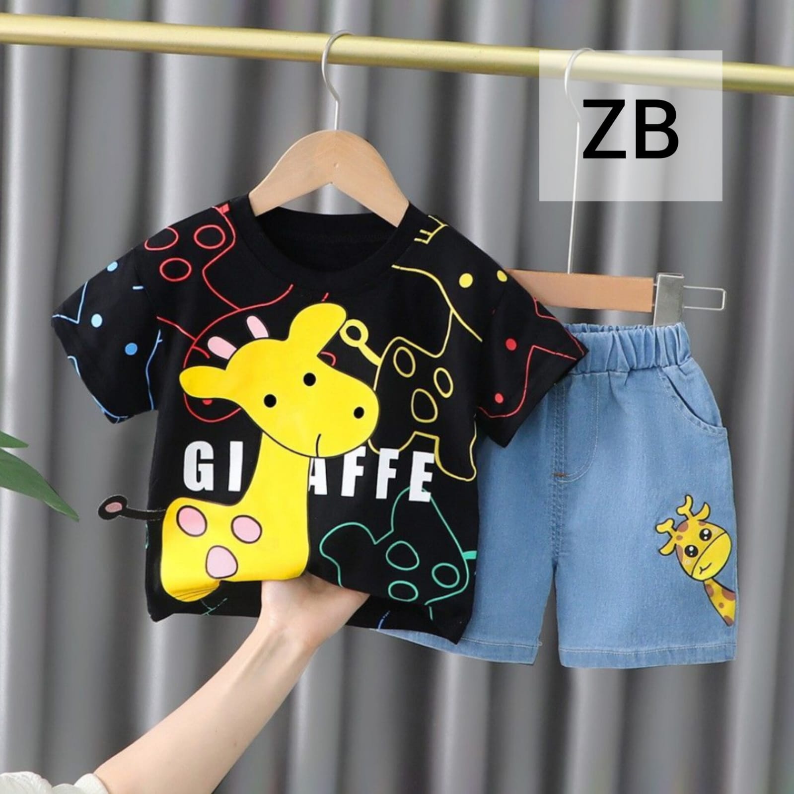 Boy Dress Ziraf Black -ZB-110