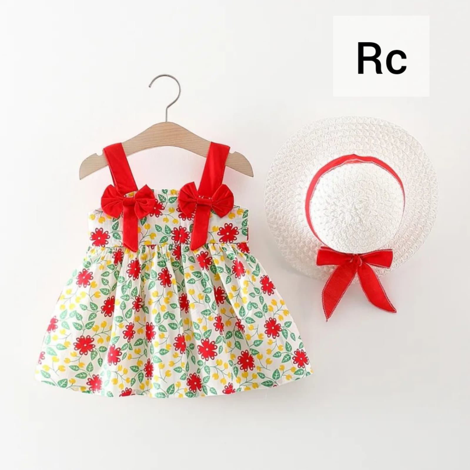 Girl Dress Red Cap -RC -7