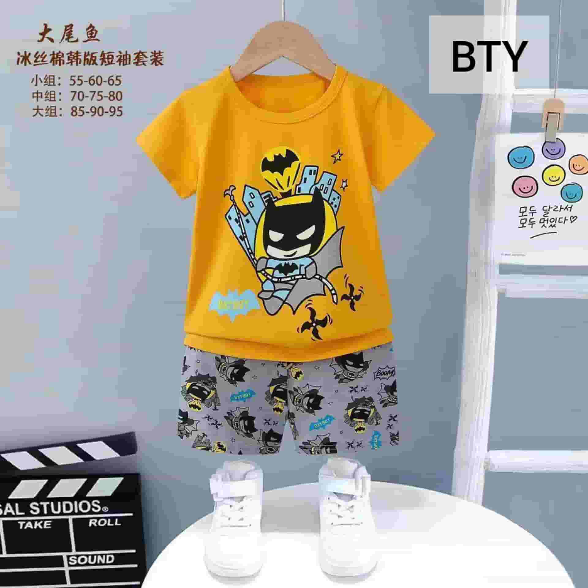 Half Sleeve Batman Yellow -BTY-60/100