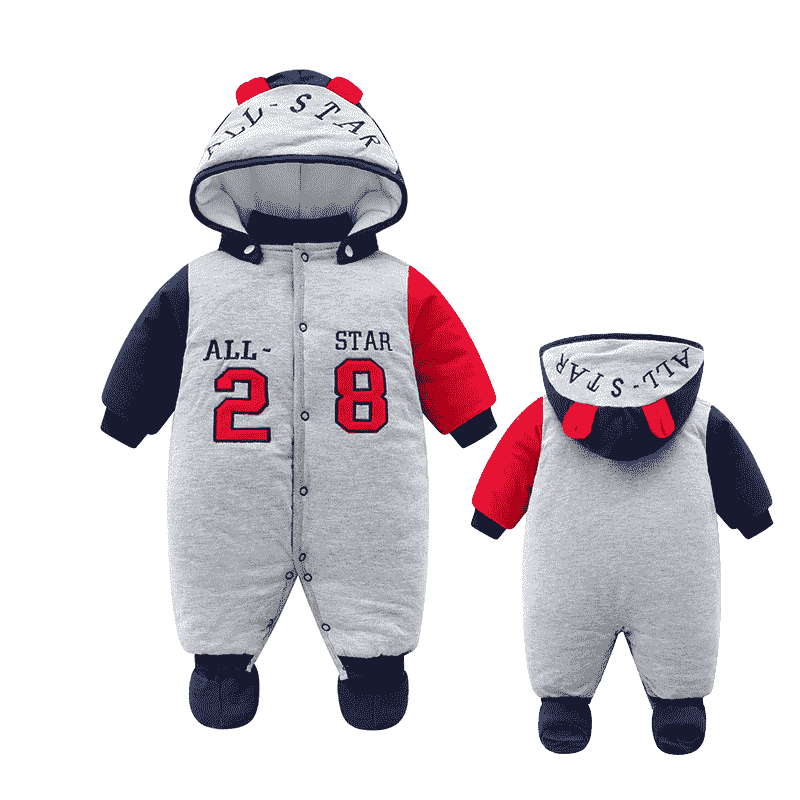 Baby Romper Jacket Set Combo Ash & Blue -73
