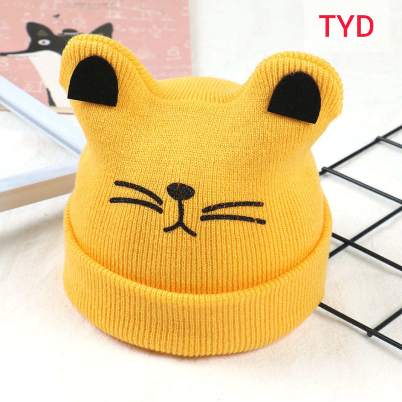 Bear Face Yellow Hats  -TYD