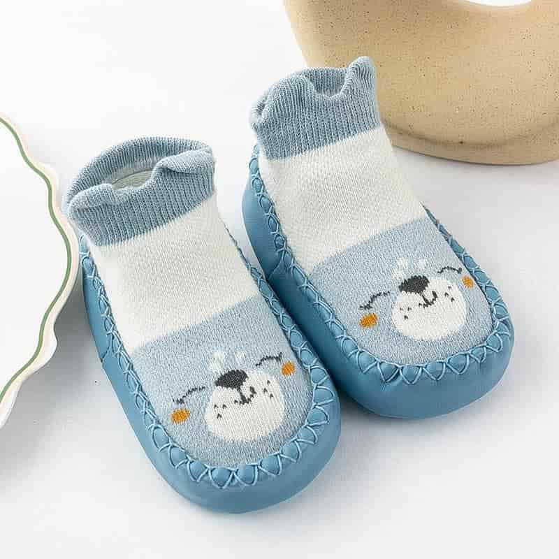 blue short shoe socks 16