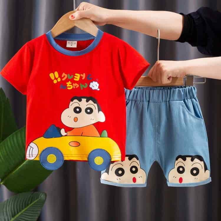 Boy Dress Red Shin Chan L -100