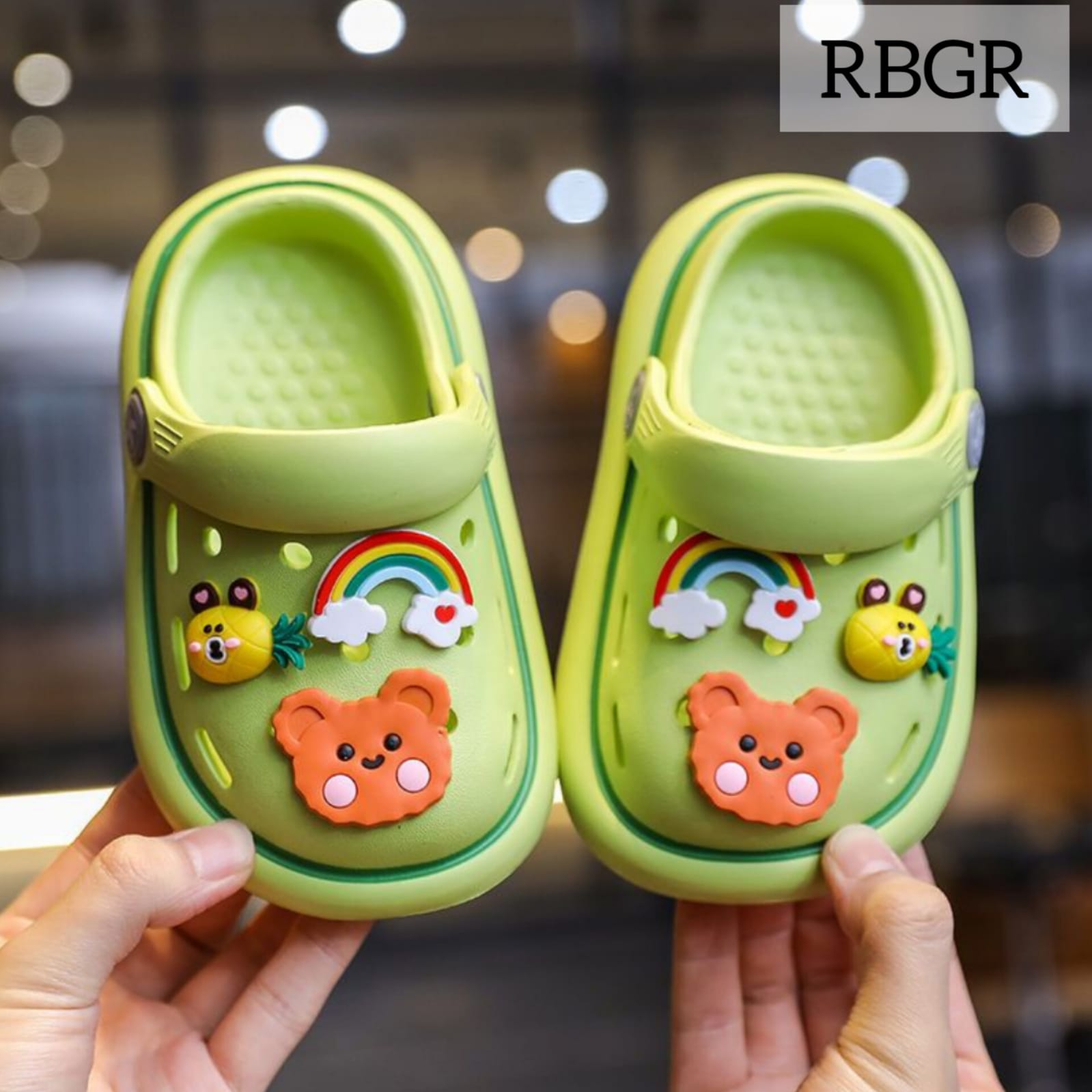 Crocs Rainbow Green -RBGR -26/27 -160