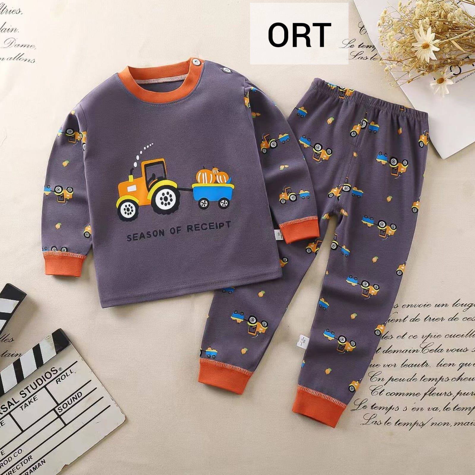 China Full Sleeve Orange Truck -ORT -73