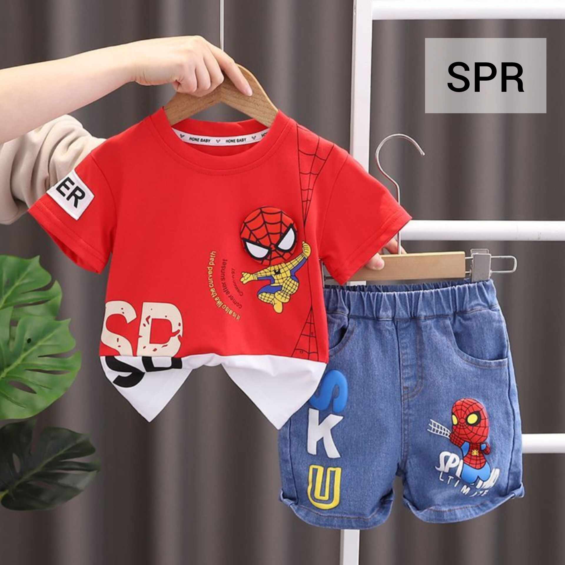 Boy Dress Spider Red -SPR -100