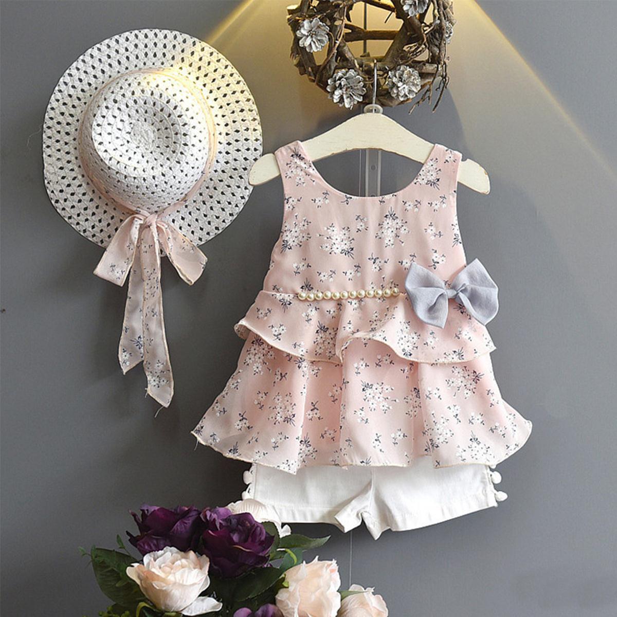 Girl Dress  Pink Cap -PC-7