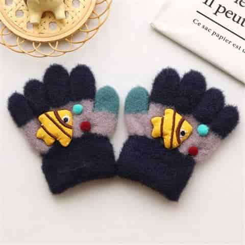 Fish Hand Gloves Black