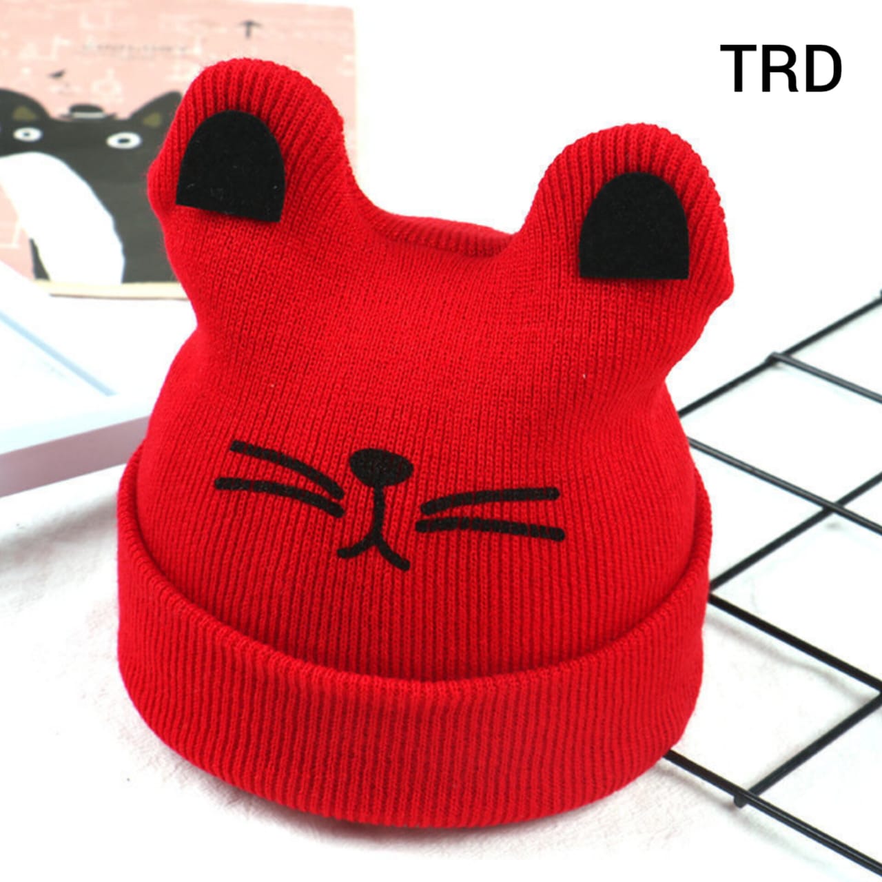 Bear Face Red Hats  -TRD