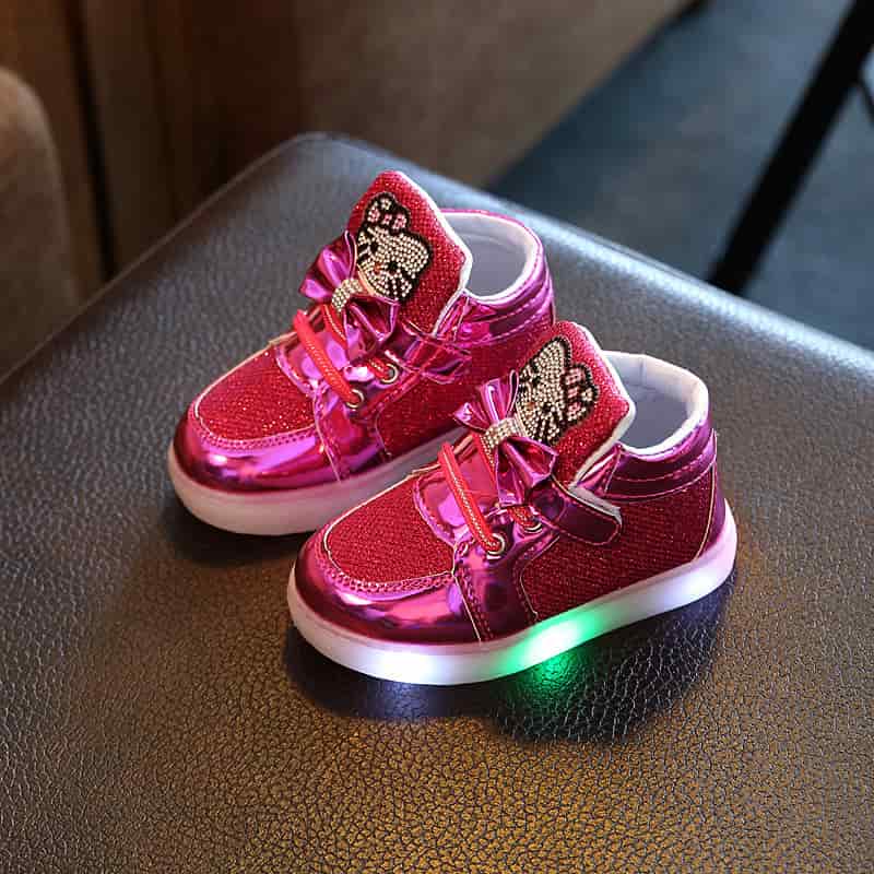 lighting maroon hello kitty 30