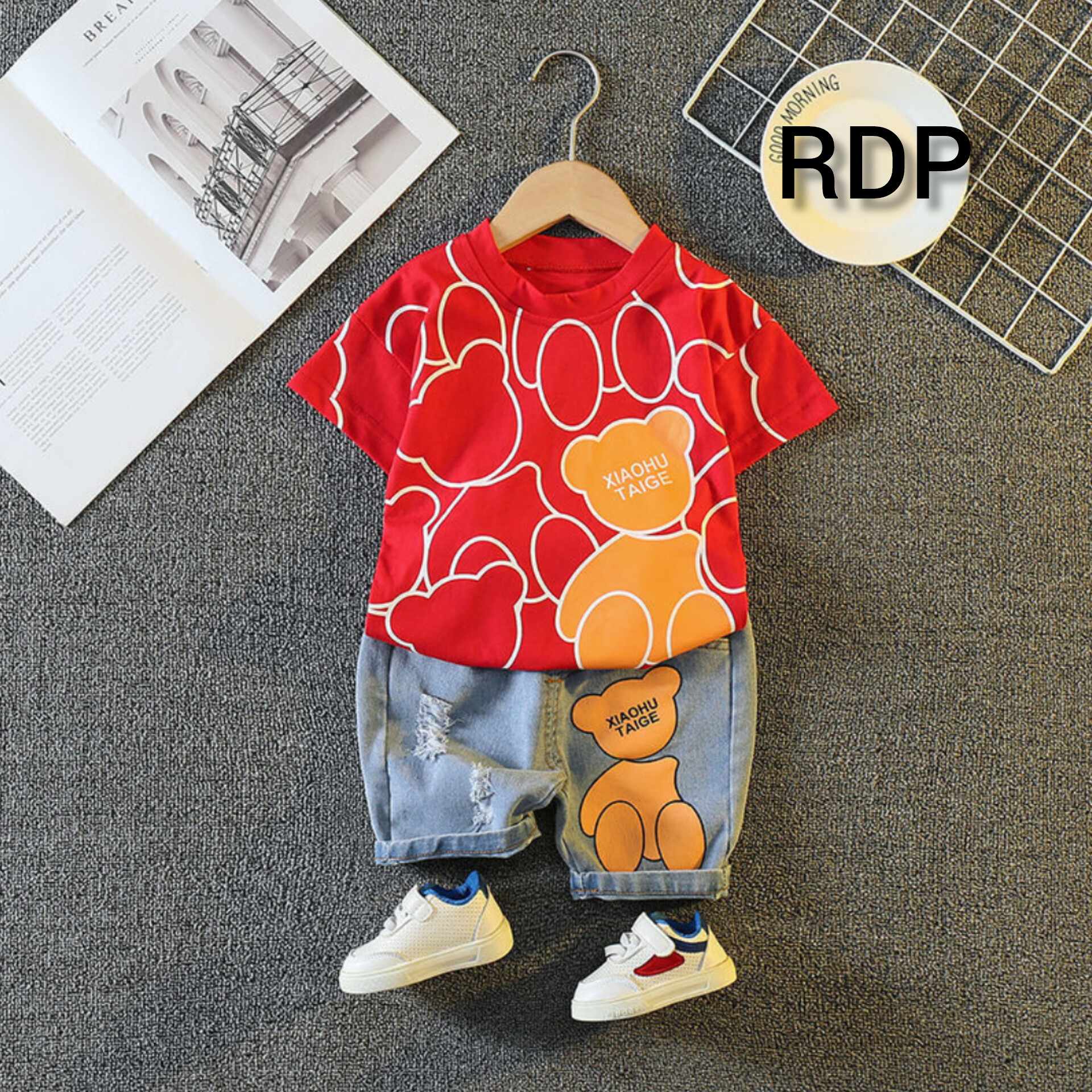 Boy Dress Red Print -RDP -110